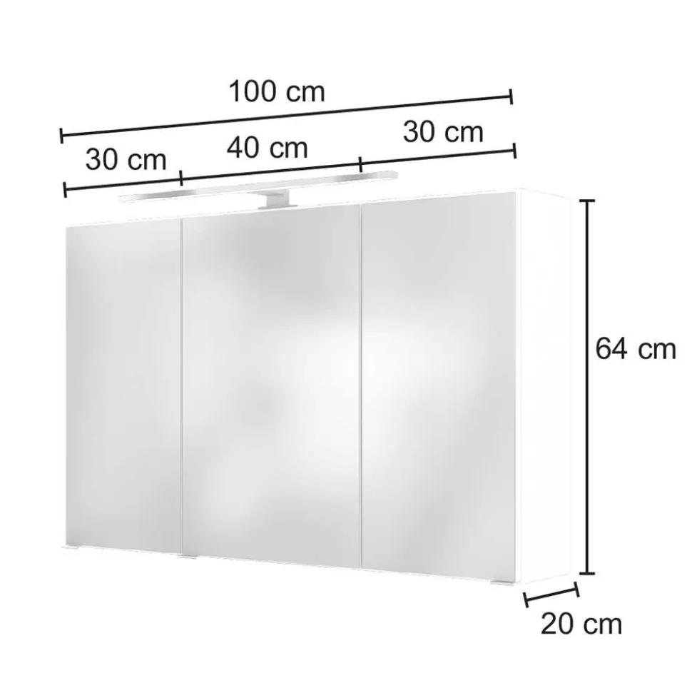 Bad Waschplatz Kombi in Weiß - Vandan (zweiteilig)