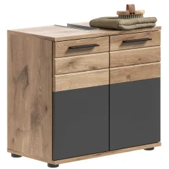 Bad Waschplatz mit Hochschrank Set - Depart (dreiteilig)