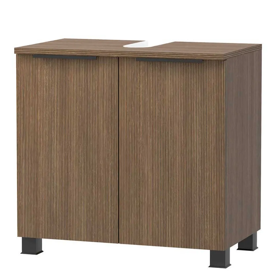 Bad Waschplatz und Oberschrank Möbelset - Ucaida (dreiteilig)