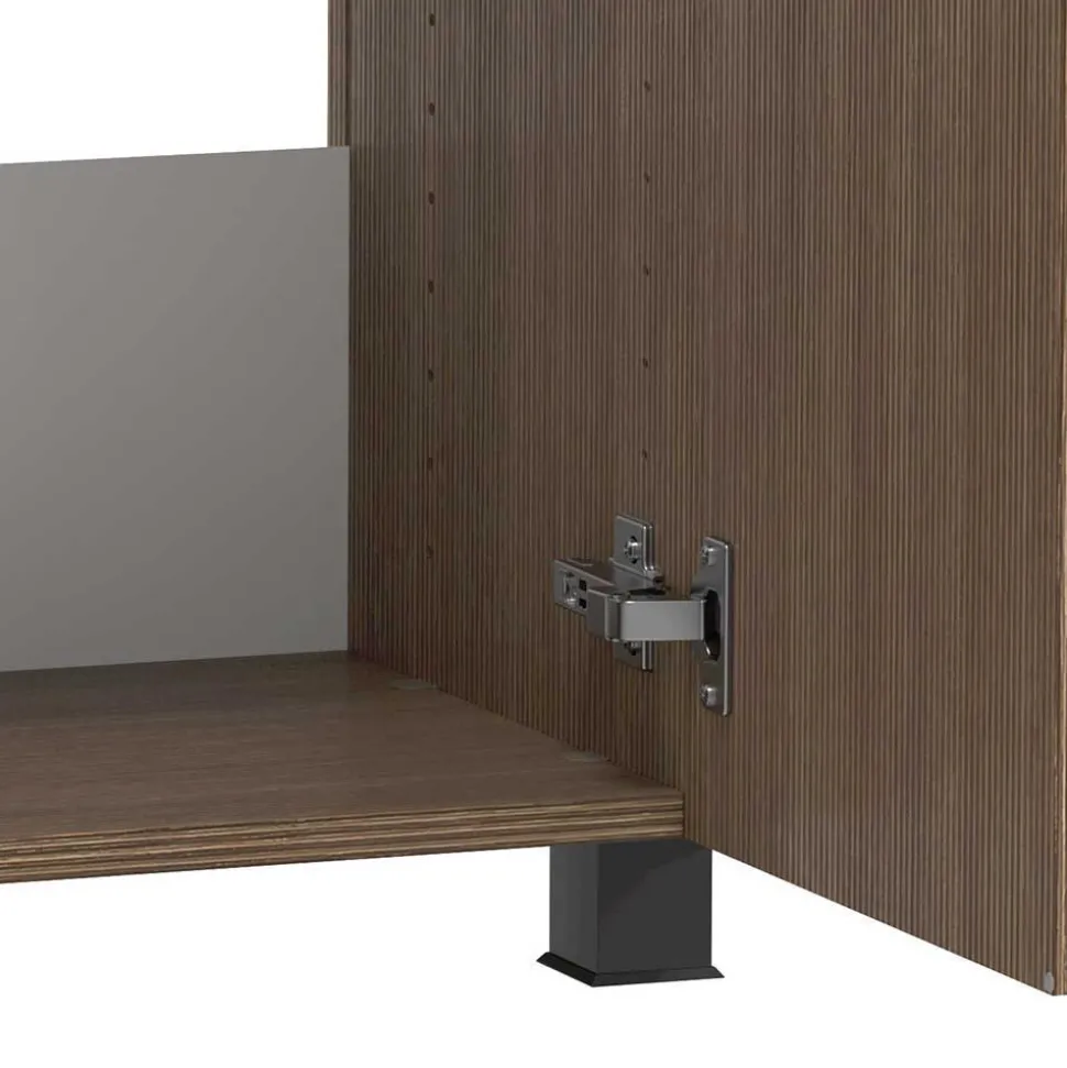 Bad Waschplatz und Oberschrank Möbelset - Ucaida (dreiteilig)