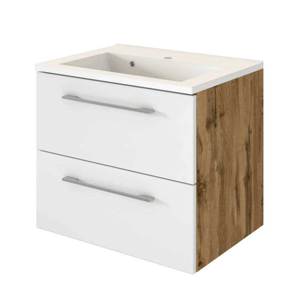 Bad Waschtisch mit Mineralgussbecken - Yazemina