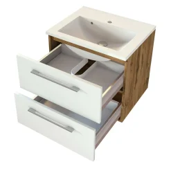 Bad Waschtisch mit Mineralgussbecken - Yazemina