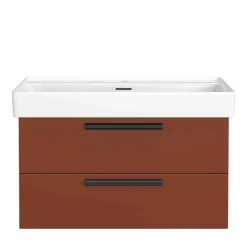 Bad Waschtischkonsole in Dunkelrot - Exeler