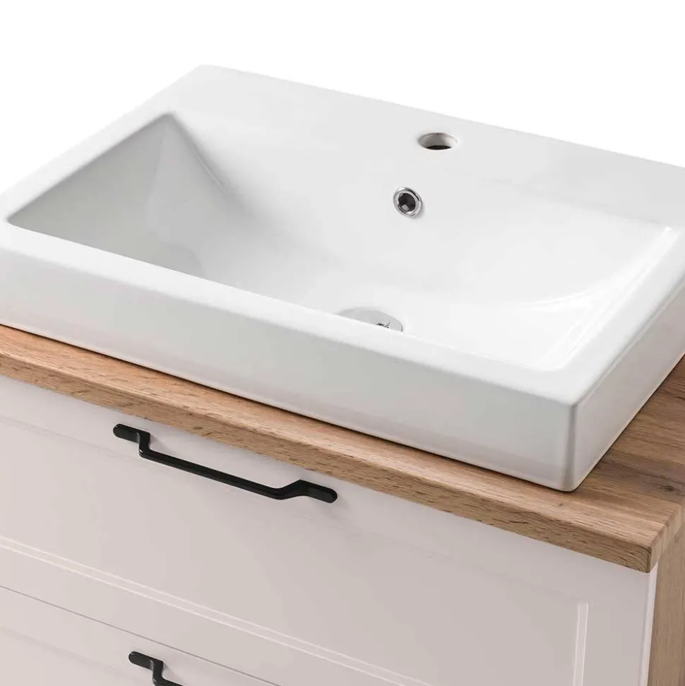Bad Waschtischkonsole mit Becken - Trioto