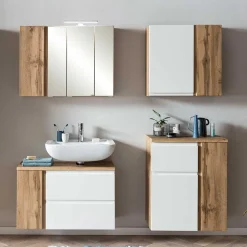 Badausstattung Möbel Kombi in Weiß - Eight (vierteilig)