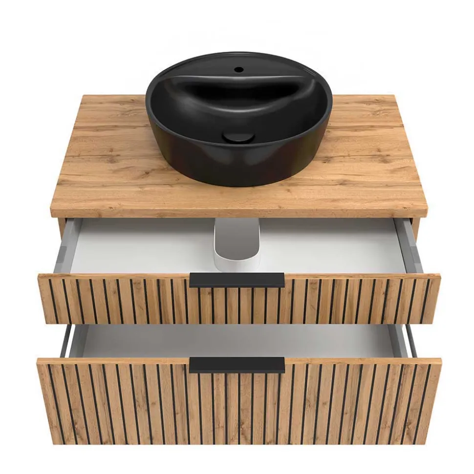 Badausstattung Möbel-Kombi modern - Crystoga (vierteilig)