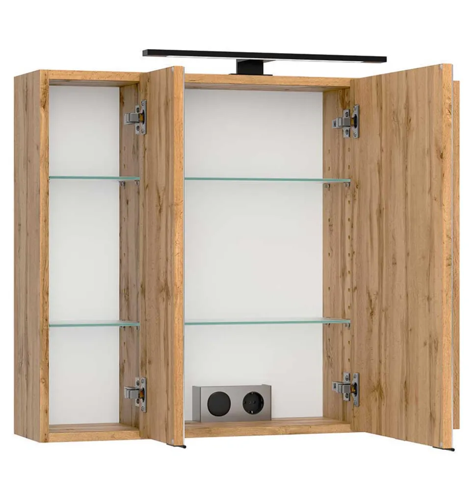 Badausstattung Möbel-Kombi modern - Crystoga (vierteilig)