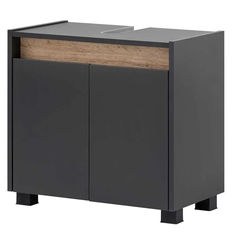 Badblock Möbel 119 cm breit - Marcius (vierteilig)