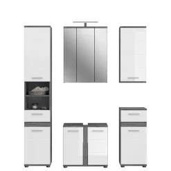 Badblock Möbel Kombination Set - Chapan (fünfteilig)