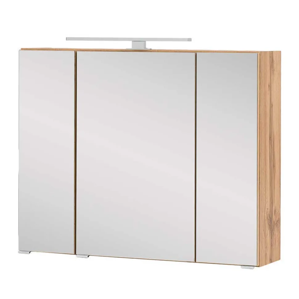 Badeinrichtung in Holzoptik Wildeiche - Neuzera (fünfteilig)