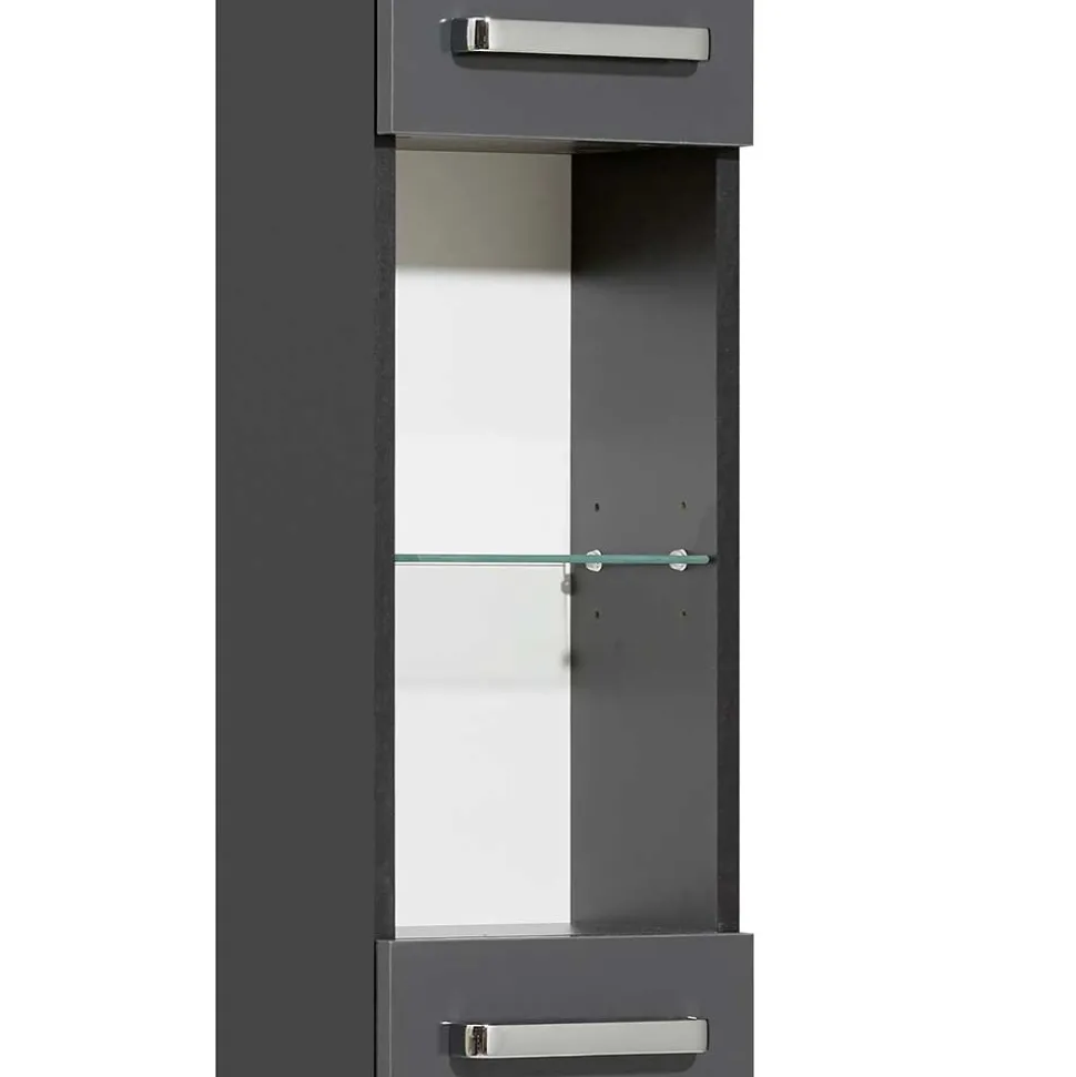 Badeinrichtung Möbel in Anthrazit - Colistran (vierteilig)