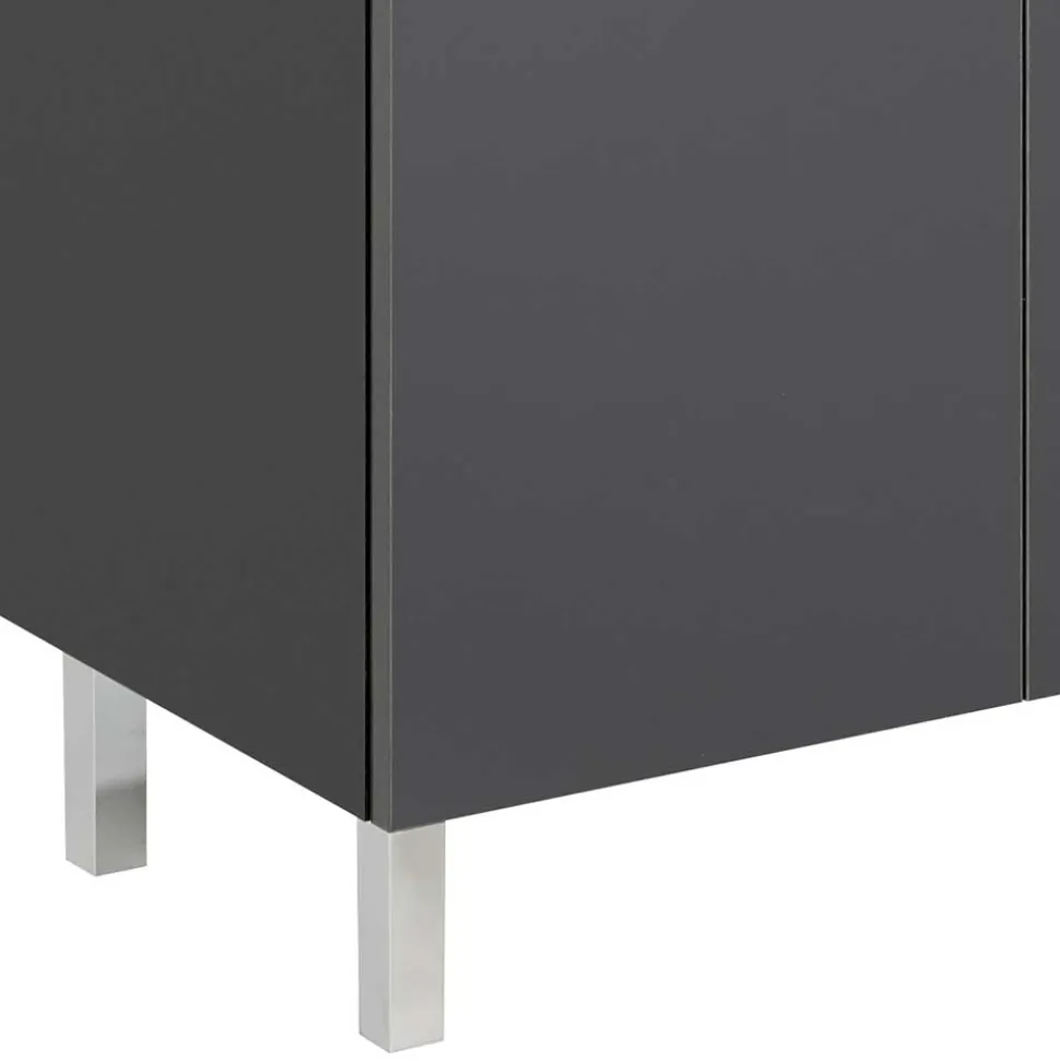 Badeinrichtung Möbel in Anthrazit - Colistran (vierteilig)