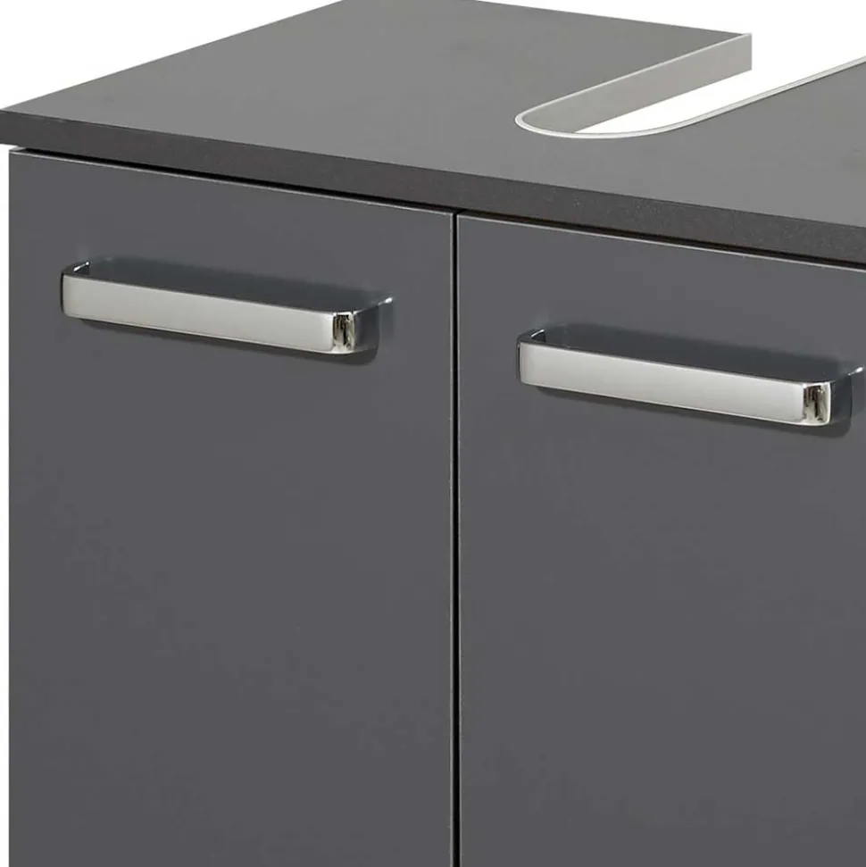 Badeinrichtung Möbel in Anthrazit - Colistran (vierteilig)