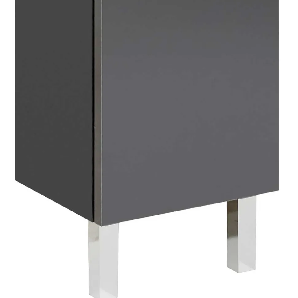 Badeinrichtung Möbel in Anthrazit - Colistran (vierteilig)