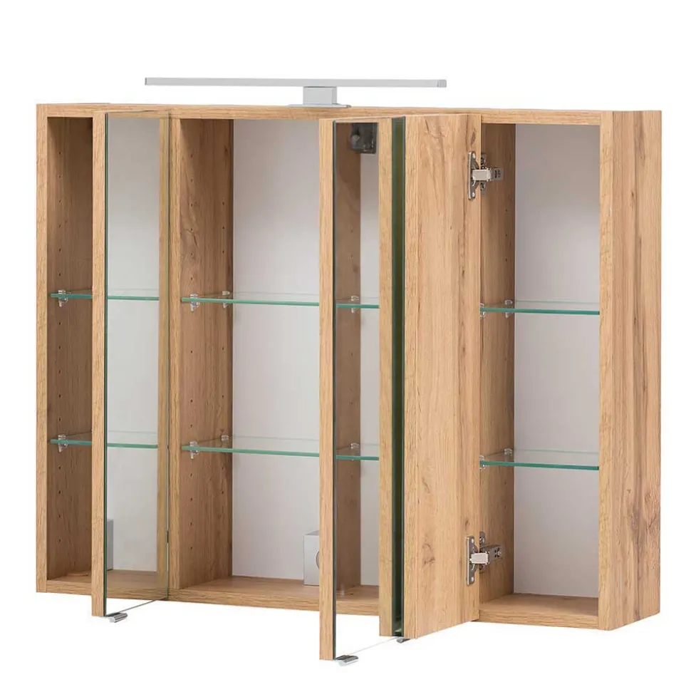 Badeinrichtung Möbel in Holzoptik - Neuzera (vierteilig)