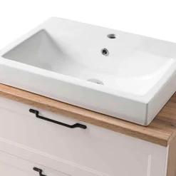 Badeinrichtung Möbelset in Hellgrau - Trioto (vierteilig)