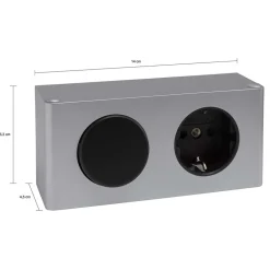 Badeinrichtung zweifarbig modern - Calbanyara (dreiteilig)