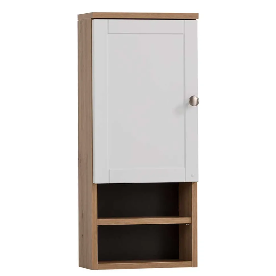 Badezimmer Hängeschrank mit Tür und zwei Fächern - Traciana