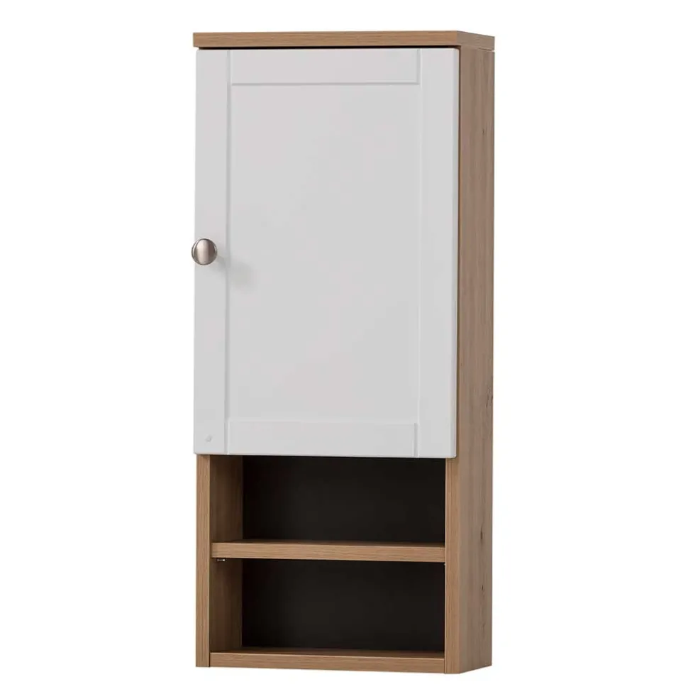 Badezimmer Hängeschrank mit Tür und zwei Fächern - Traciana