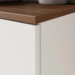 Badezimmer Hochschrank in Hellgrau - Dolida