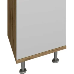 Badezimmer Hochschrank mit 2 Türen & Schublade - Nelani