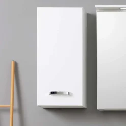 Badezimmer Kombination Sagunis in Weiß (sechsteilig)