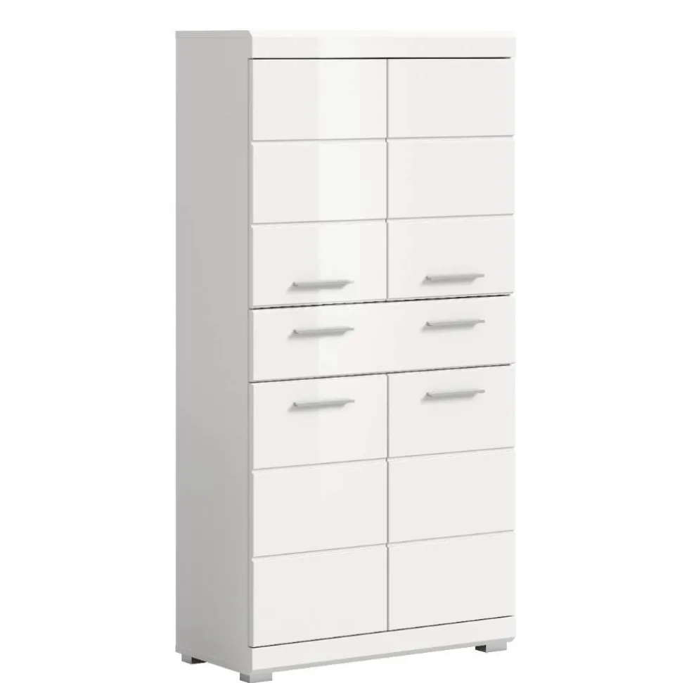 Badezimmer Midischrank in Weiß - Henriette