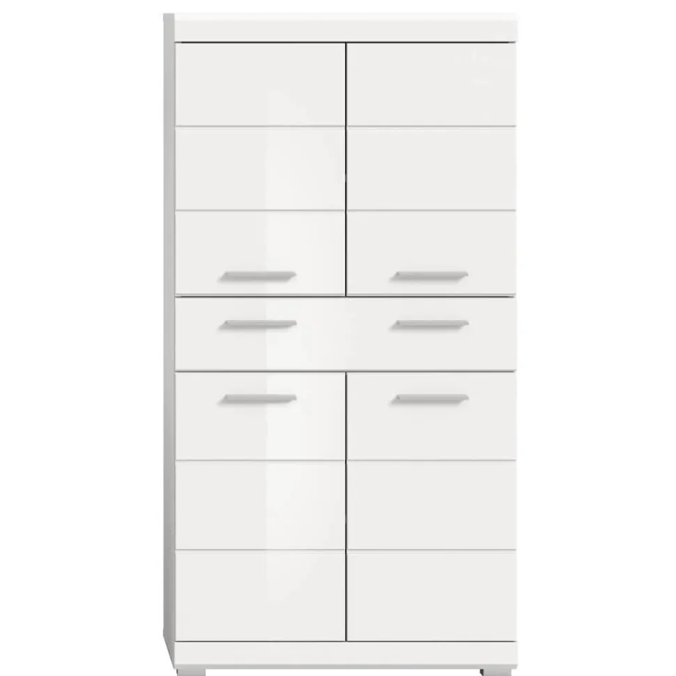 Badezimmer Midischrank in Weiß - Henriette