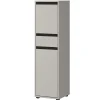 Badezimmer Midischrank in Grau - Ancela