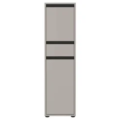 Badezimmer Midischrank in Grau - Ancela