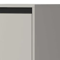 Badezimmer Midischrank in Grau - Ancela