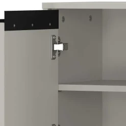 Badezimmer Midischrank in Grau - Ancela