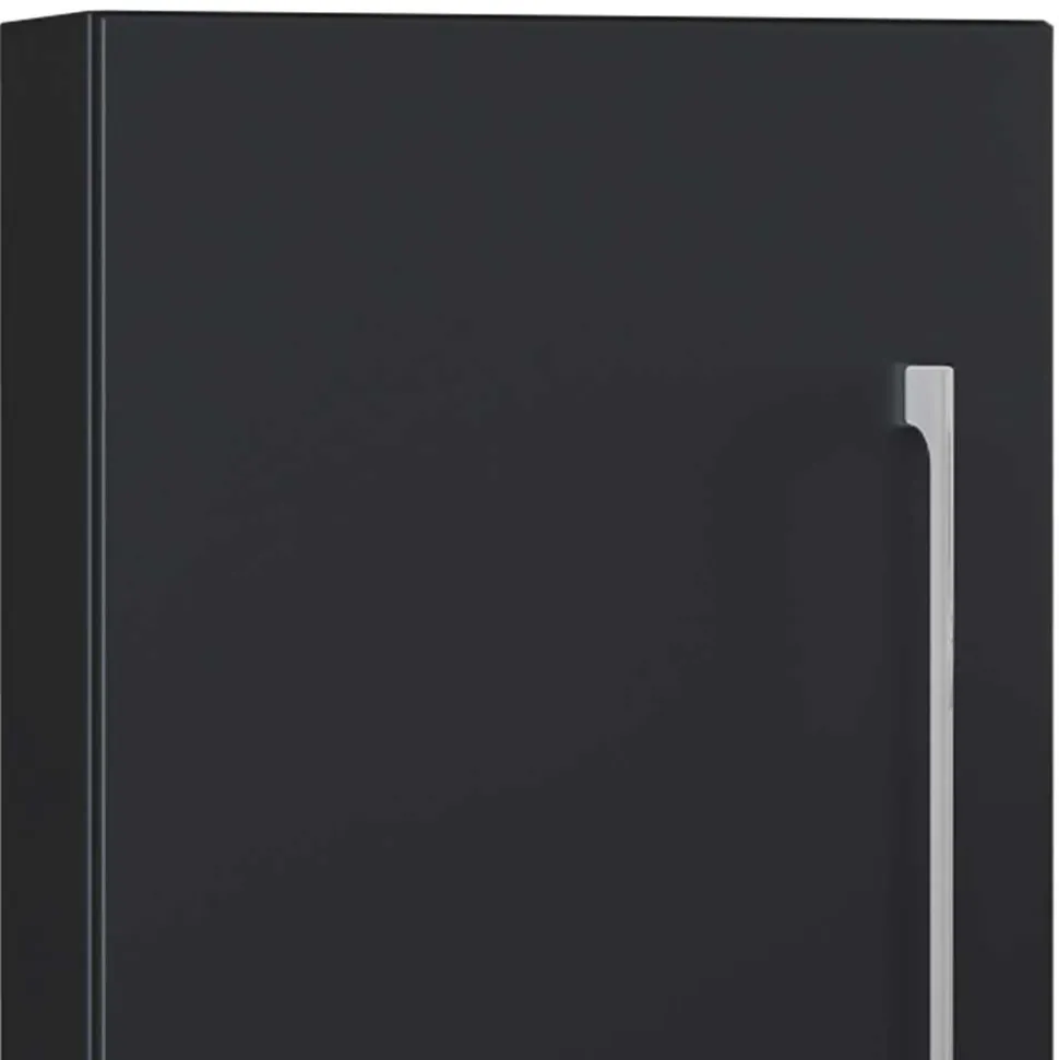 Badezimmer Oberschrank in Schwarz - Gloriella