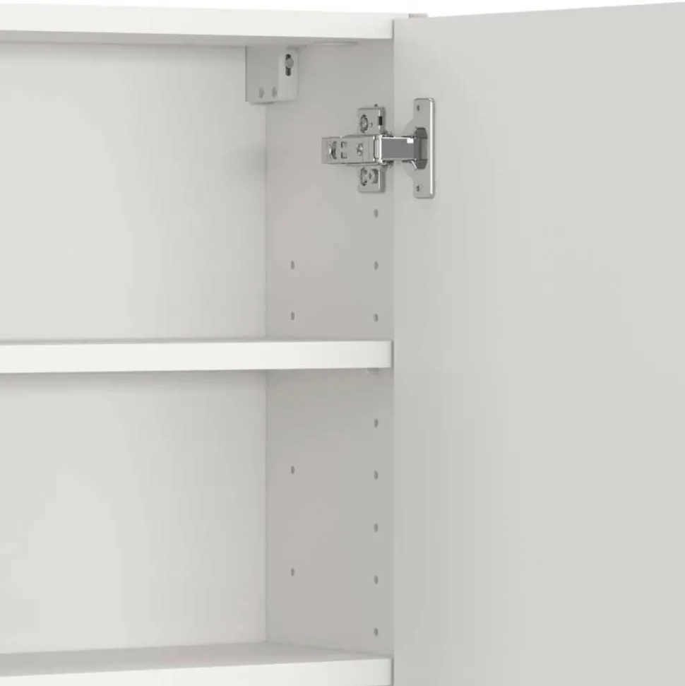 Badezimmer Oberschrank in Hellgrau - Adendras