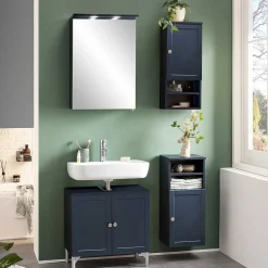 Badezimmer Oberschrank mit Tür & Fächern - Canyon