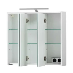 Badezimmer Spiegelschrank in Weiß - Seriacus