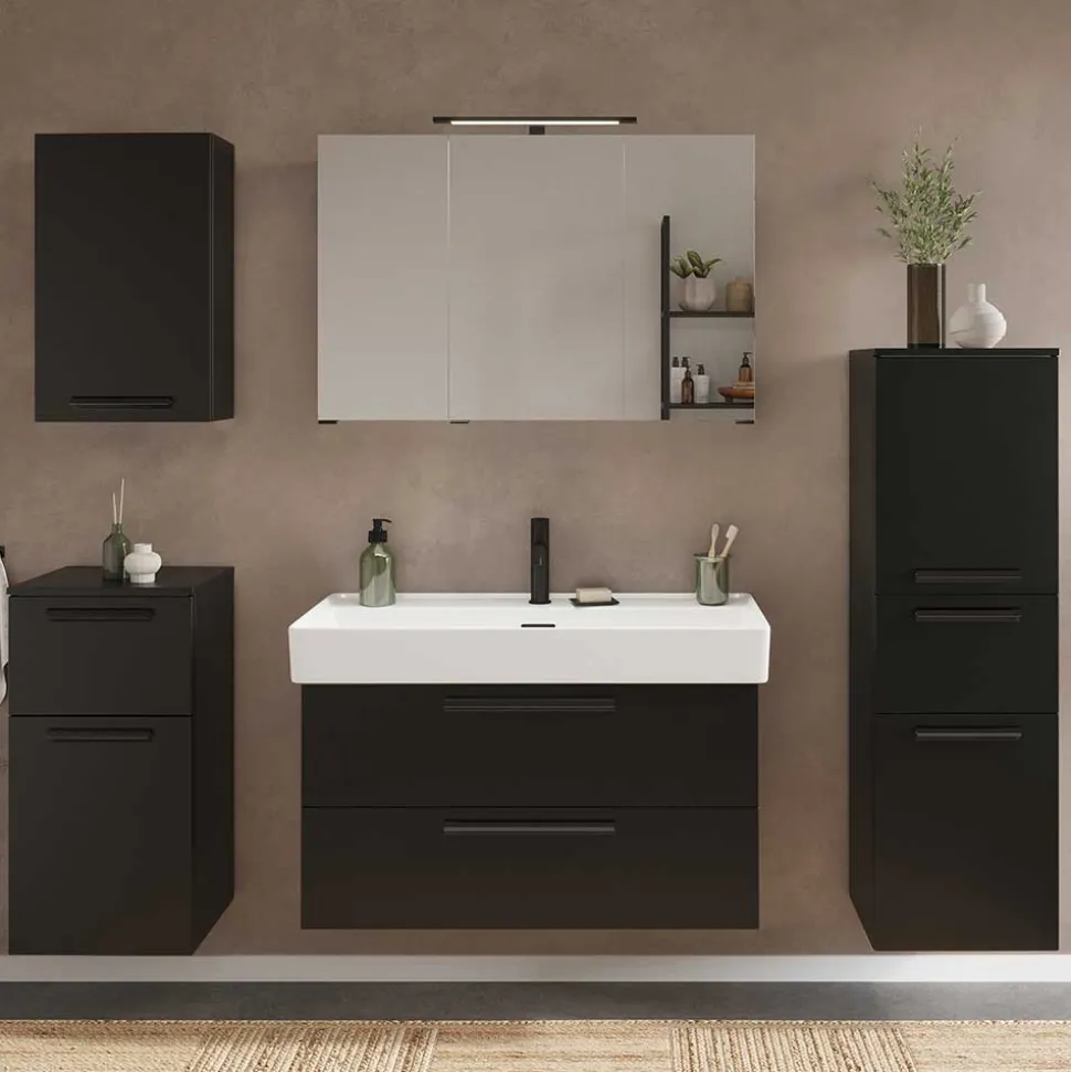 Badezimmer Spiegelschrank 100 cm breit - Ostoro