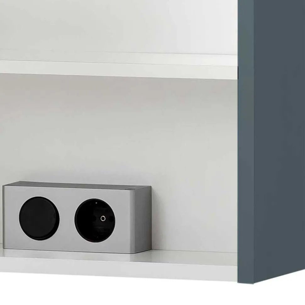 Badezimmer Spiegelschrank in Rund mit LED - Matrera