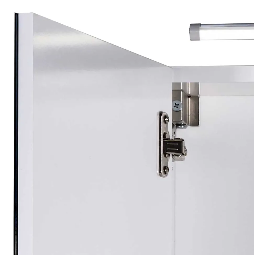 Badezimmer Spiegelschrank mit zwei Türen & LED - Bagaci