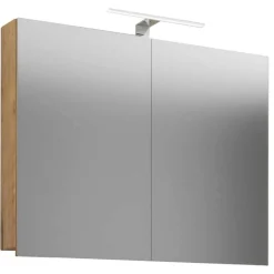Badezimmer Spiegelschrank in Wildeiche Honig NB - Karin