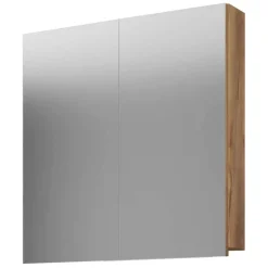 Badezimmer Spiegelschrank in Wildeiche Honig NB - Karin