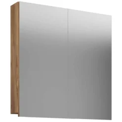 Badezimmer Spiegelschrank in Wildeiche Honig NB - Karin