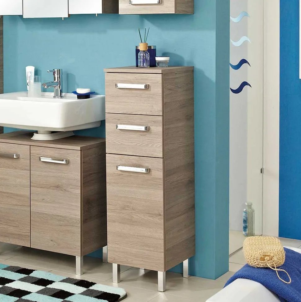 Badezimmer Unterschrank 101 cm hoch - Lemi