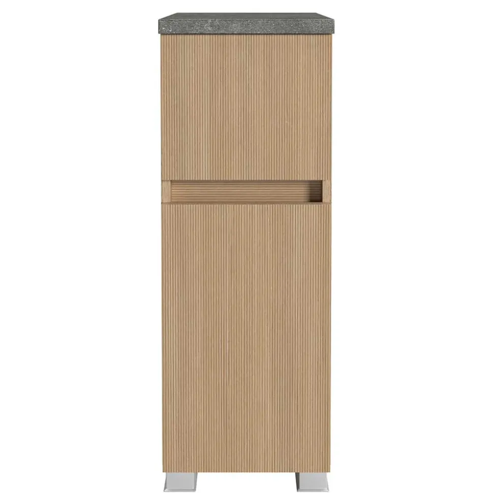 Badezimmer Unterschrank in Eiche Hell - Leitha