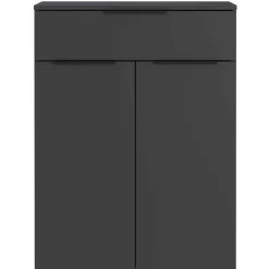 Badezimmer Vertiko in Dunkelgrau - Go