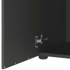 Badezimmer Vertiko in Silbergrau Glas - Dikono