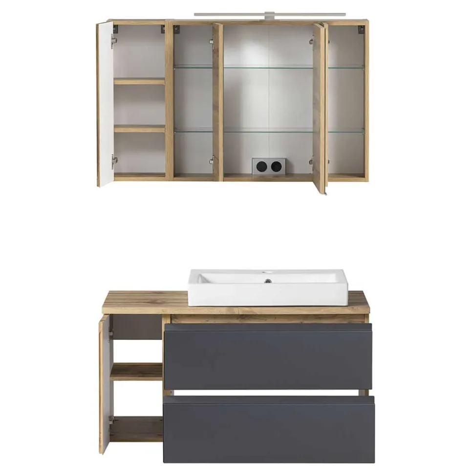 Badezimmer Waschplatz 105 cm breit - Jambi I (zweiteilig)