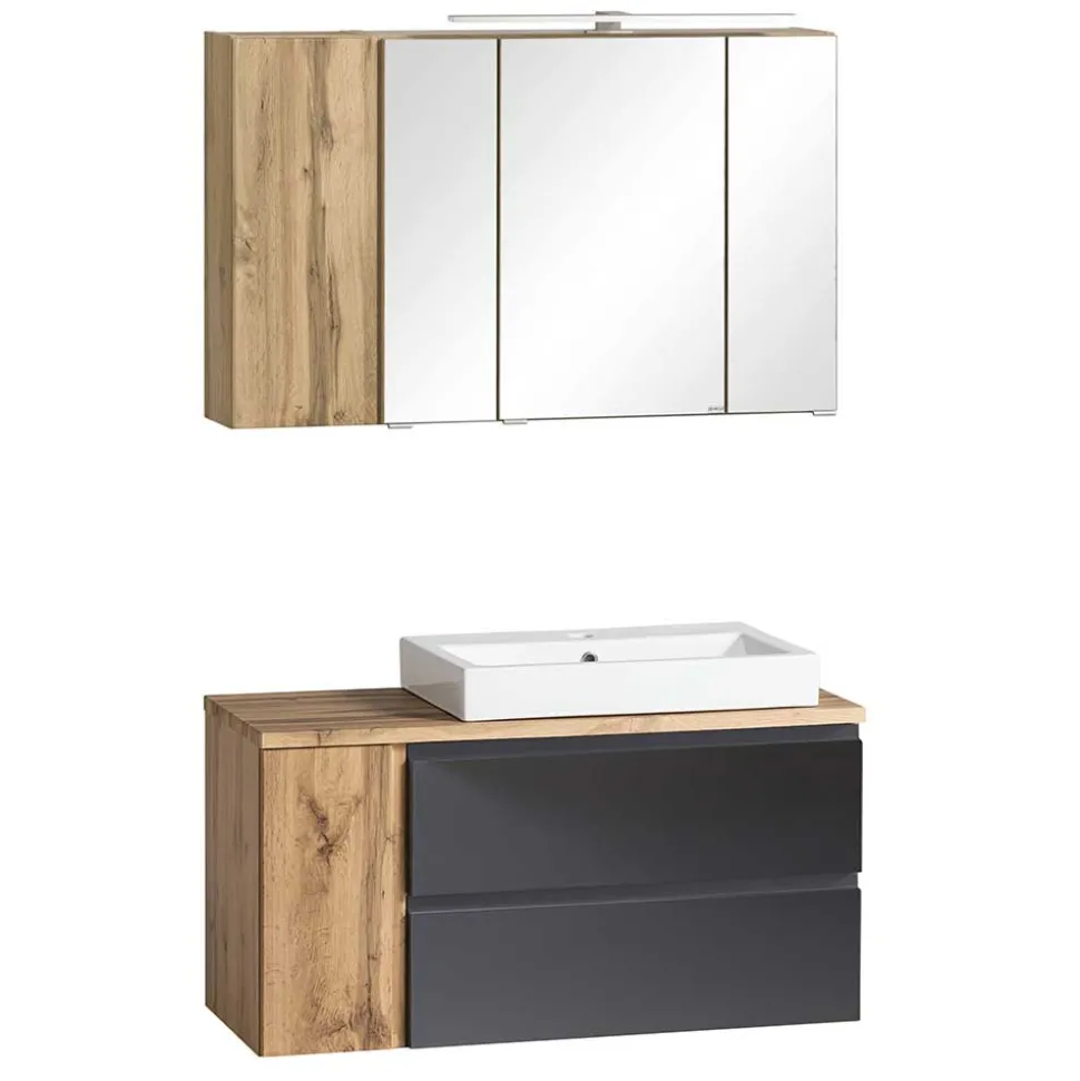 Badezimmer Waschplatz 105 cm breit - Jambi I (zweiteilig)