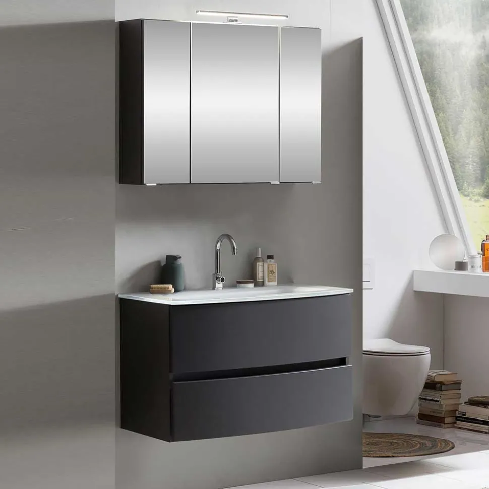 Badezimmer Waschtisch Kombination - Natarivos (zweiteilig)