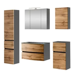 Badezimmerblock Möbelkombination - Vandija (fünfteilig)